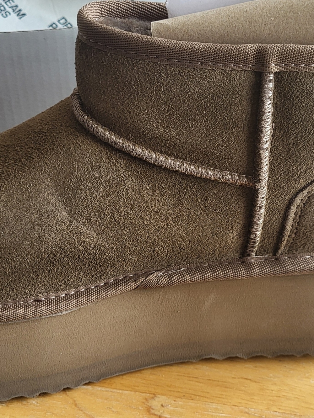 Classic Suede Ankle Boot in Rich Brown